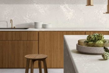 Cloudburst Concrete 4011 Caesarstone composiet keukenblad