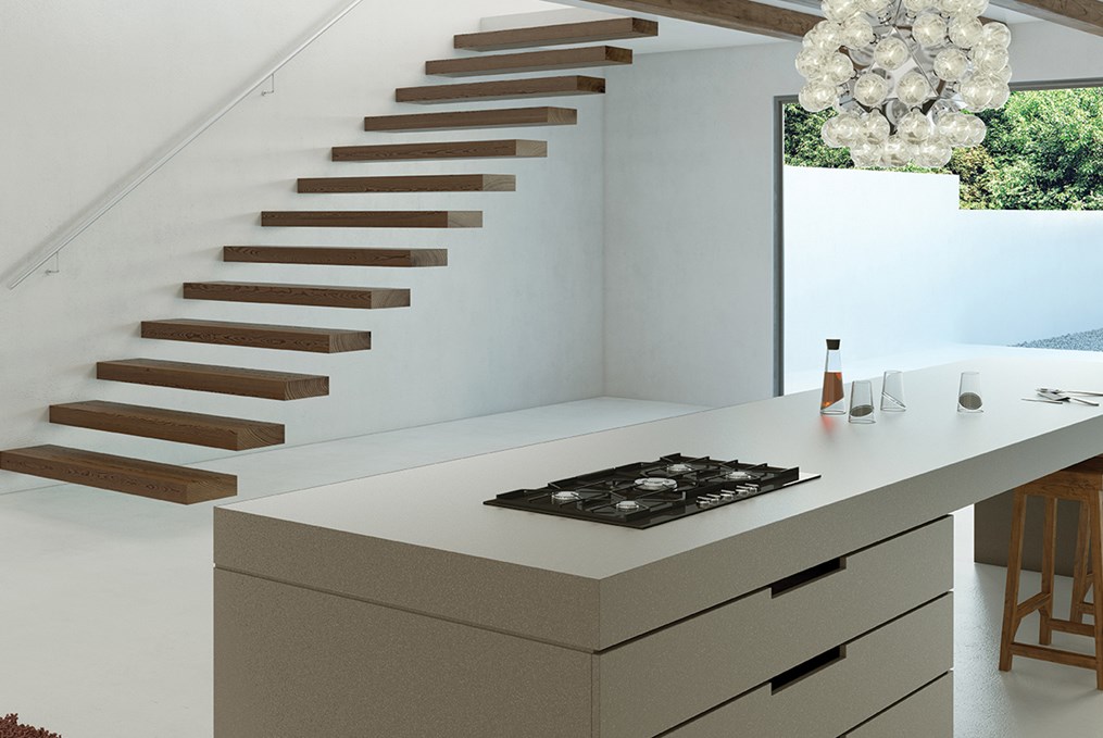 Fresh Concrete 4001 Caesarstone composiet keukenblad