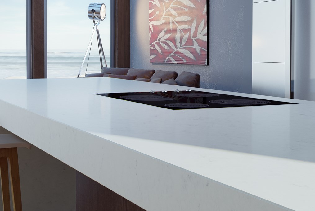 Frosty Carrina 5141 Caesarstone composiet keukenblad